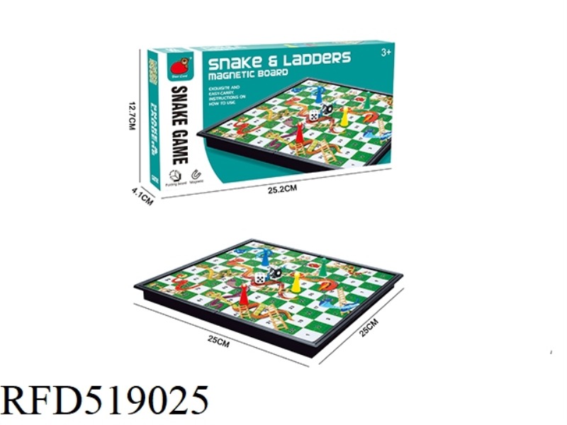 FOLD MAGNETIC SNAKES AND LADDERS