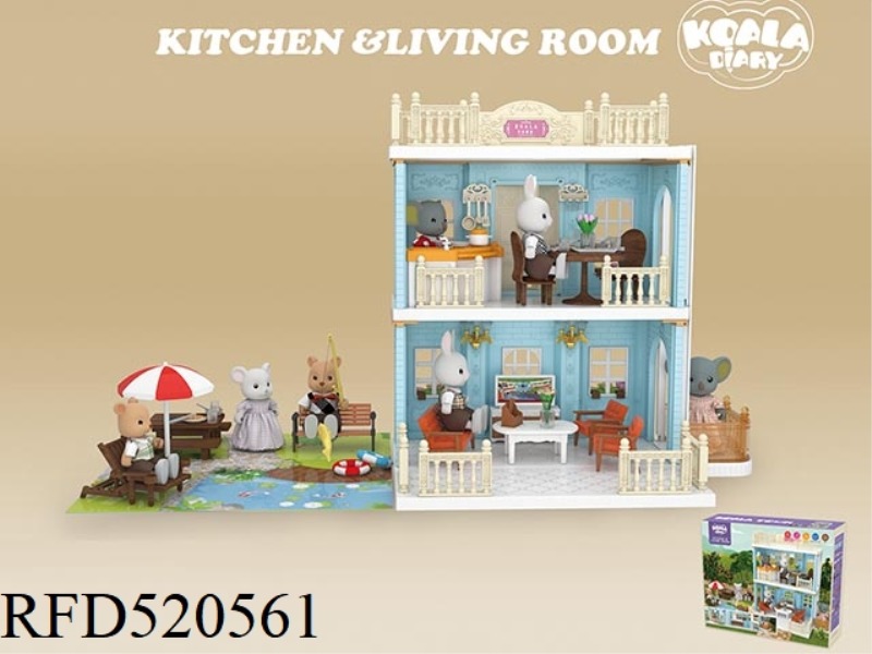 DIY KOALA TOWN LIVING ROOM KITCHEN