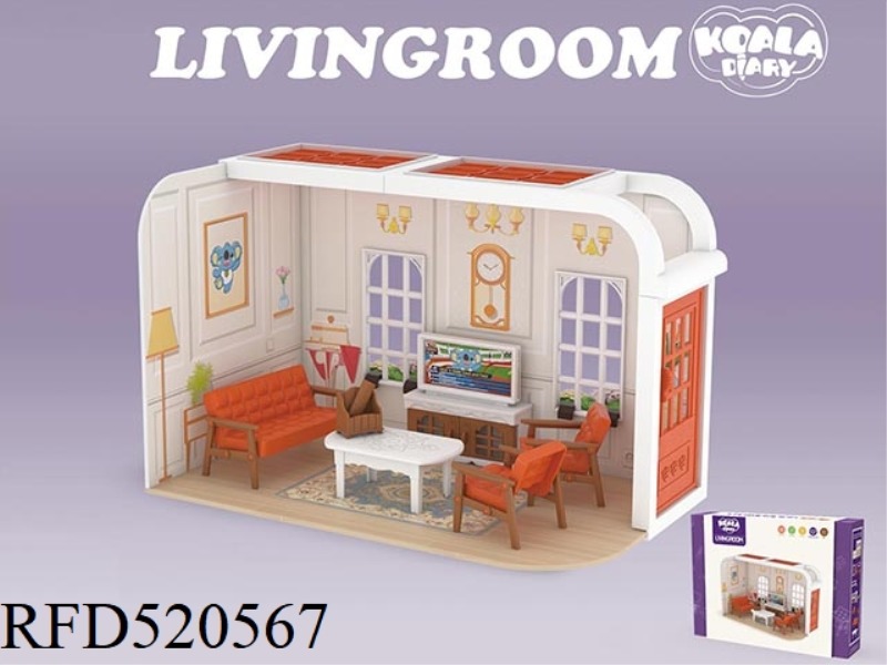 DIY LIVING ROOM COTTAGE