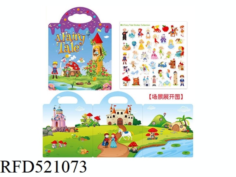 DIY FUN STICKERS QUIET BOOK-FAIRY PRINCESS