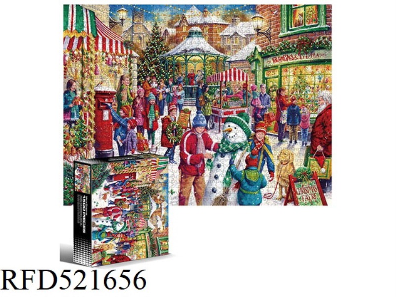 1500 square puzzles-Carnival Christmas