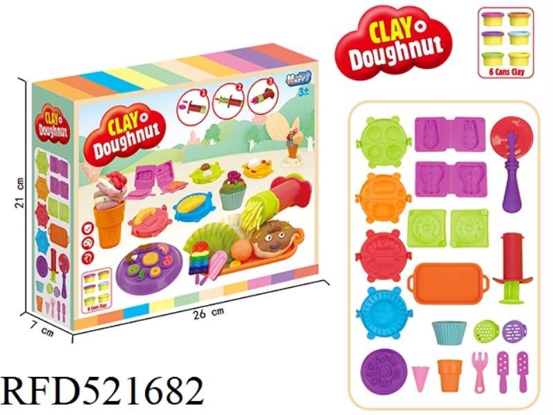 ICE CREAM DUMPLING COLOR MUD SET