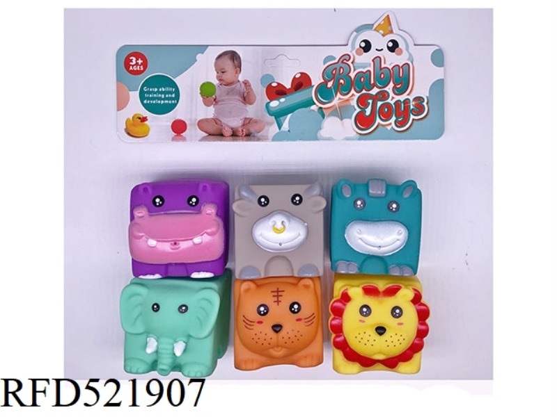 PUZZLE SQUARE FOREST ANIMAL JENGA