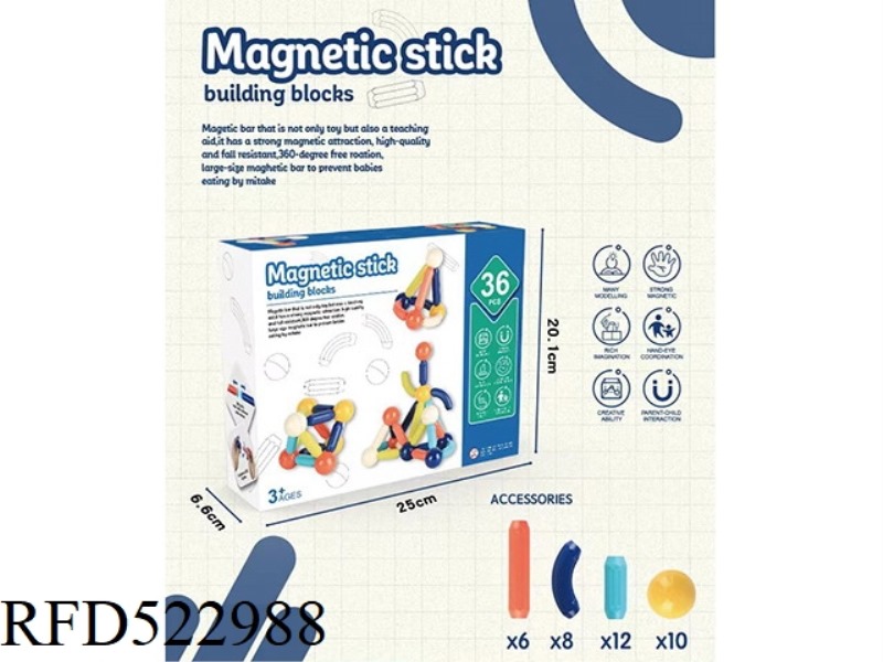 PUZZLE ASSEMBLY MAGNETIC STICK