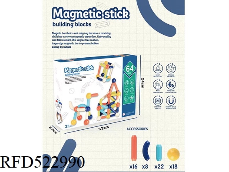 PUZZLE ASSEMBLY MAGNETIC STICK