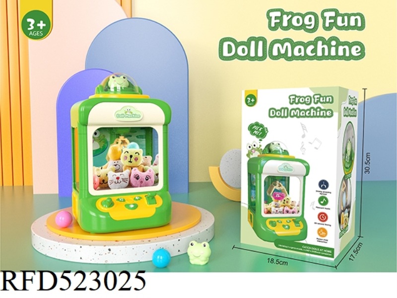 YIQU DOLL MACHINE FROG TYPE A (10 ACTION FIGURES +10 TWISTED EGGS)