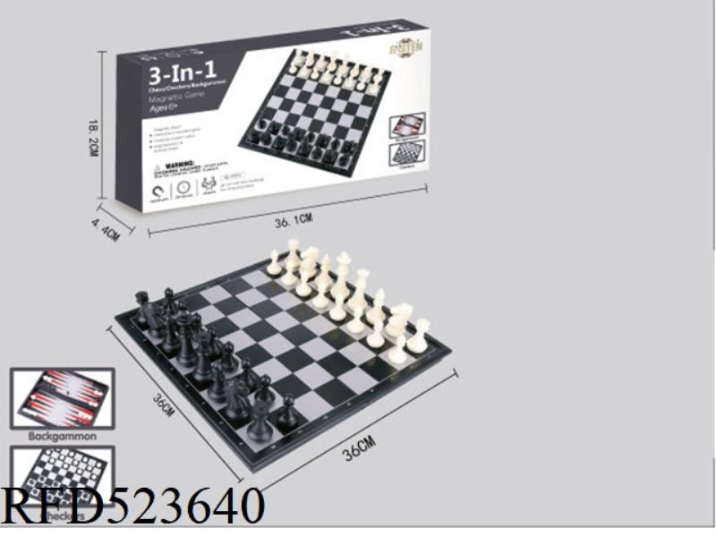 3 IN 1 CHESS GAME
