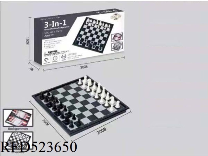 3 IN 1 CHESS GAME