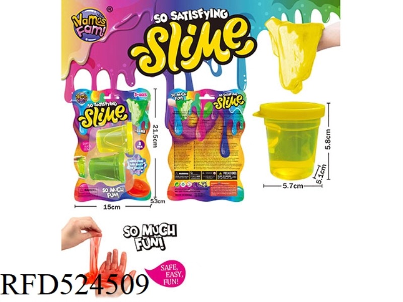 1 ANN LONG GLASS SLIME 2 BOTTLES