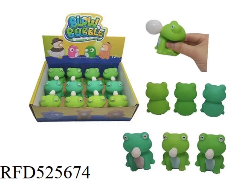TWELVE BUBBLE FROGS