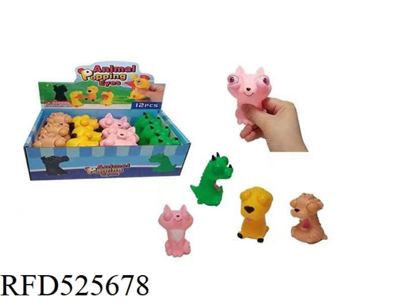 12 BULGING EYES TO VENT FOUR ANIMAL MIX