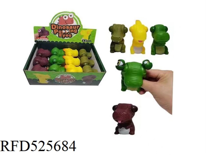 TWELVE POP-EYED VENTING DINOSAURS