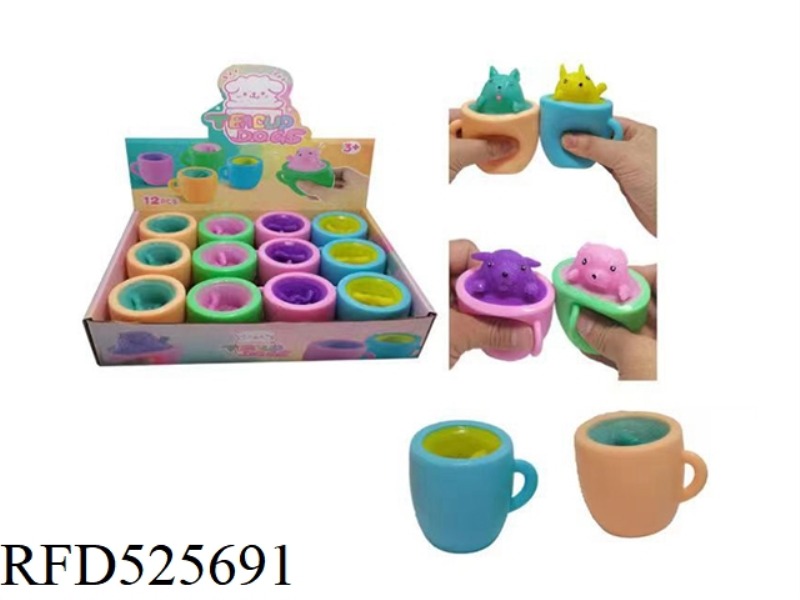 12 VENTING TEA DOG CUPS