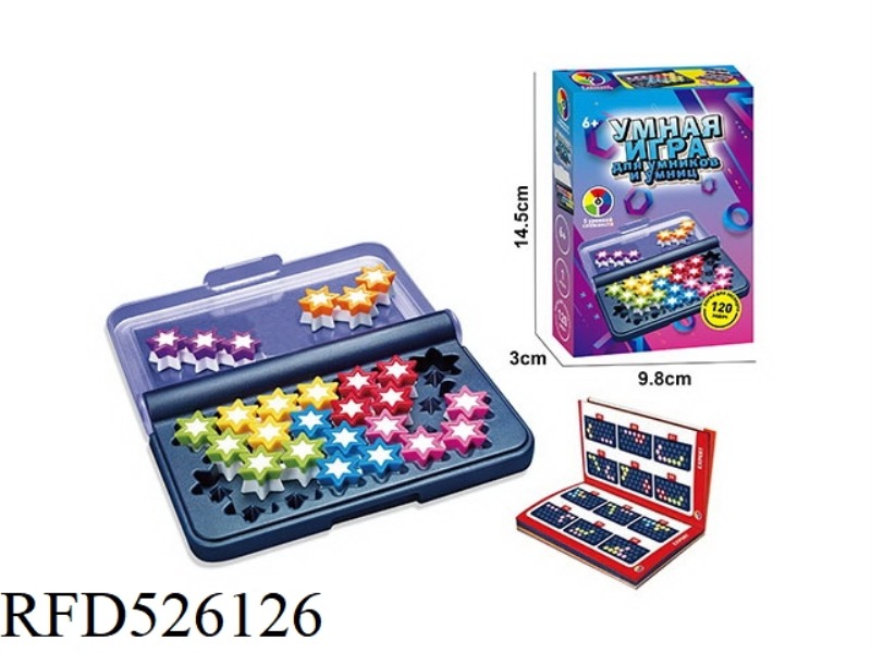 IQ WISDOM BIG COMBAT PUZZLE BOARD GAME (RUSSIAN)