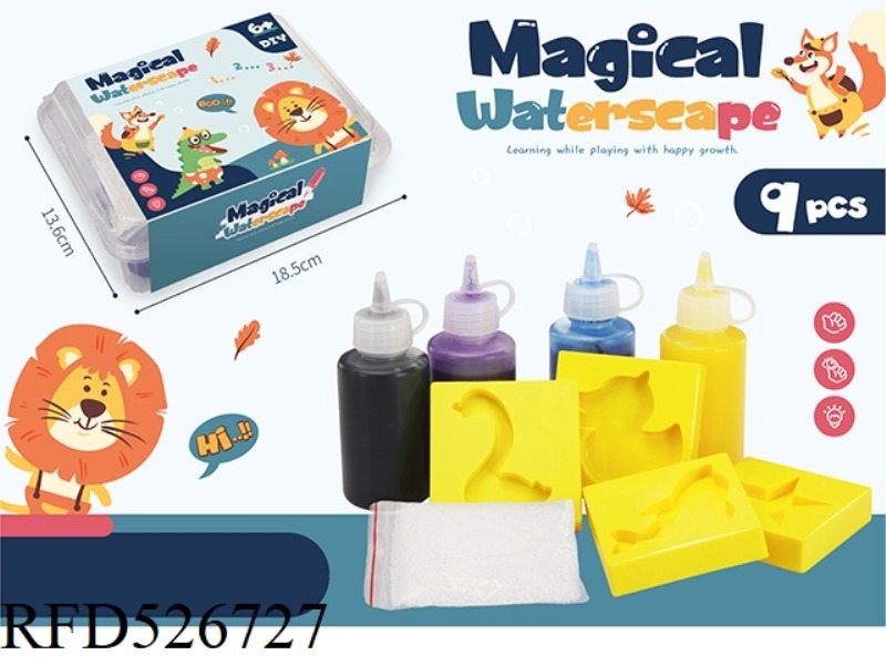 DINNER BOX ENCHANTED WATER BABY WATER GENIE DIY MATERIAL SET (9PCS)