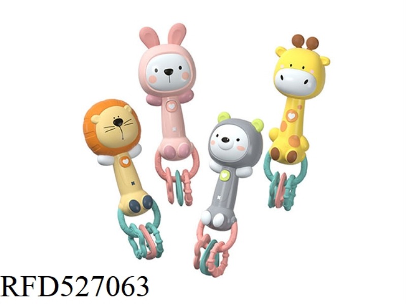 ANIMAL HAND SHAKE STICK (GIRAFFE)