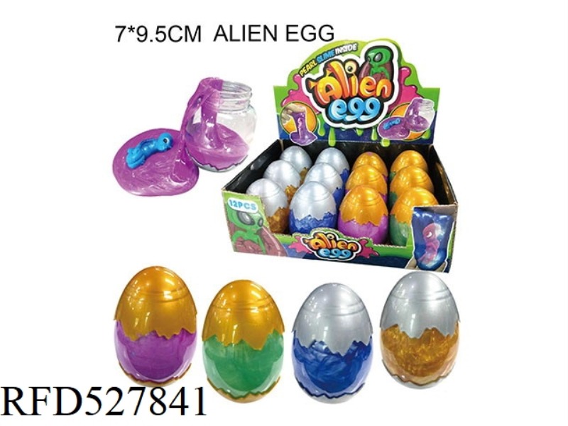 ALIEN PEARL EGG SLIME 12PCS