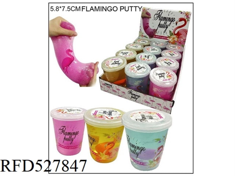 FLAMINGO JUMBO BOTTLE PUTTY+ NON-EXPANDABLE FLAMINGO 12PCS