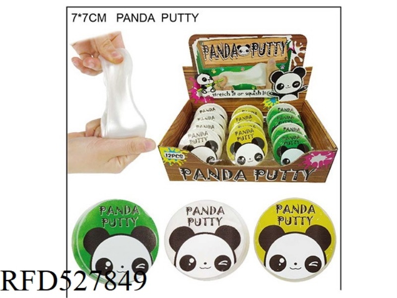 PANDA ROUND FLAT BOTTLE 12PCS