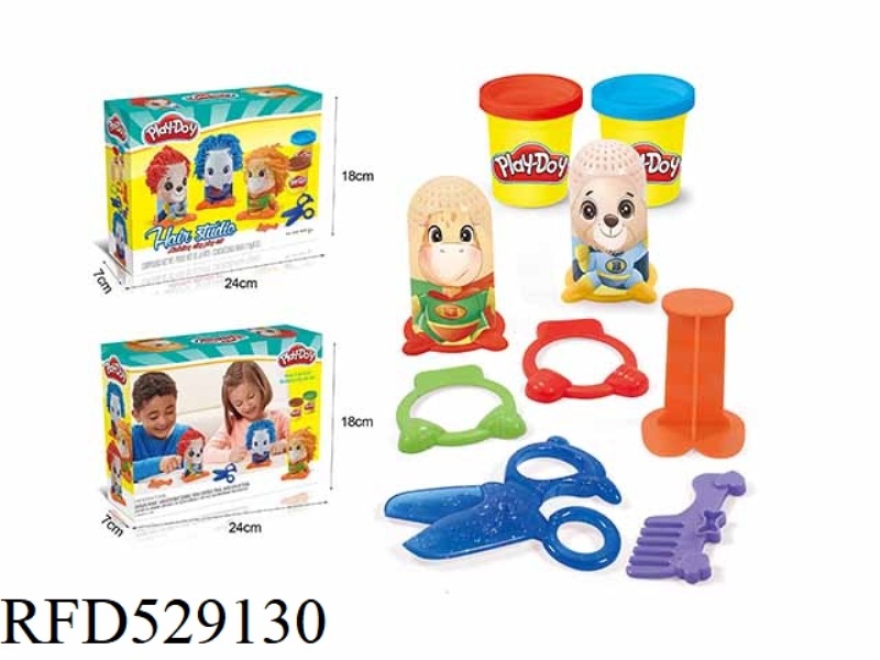CARTOON CHARACTER COLOR CLAY SET