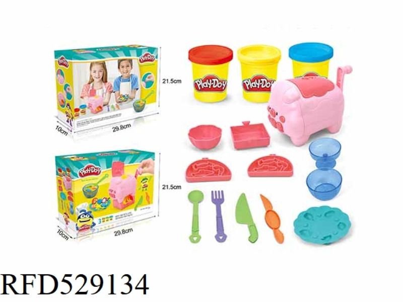 CARTOON PIG COLOR CLAY SET