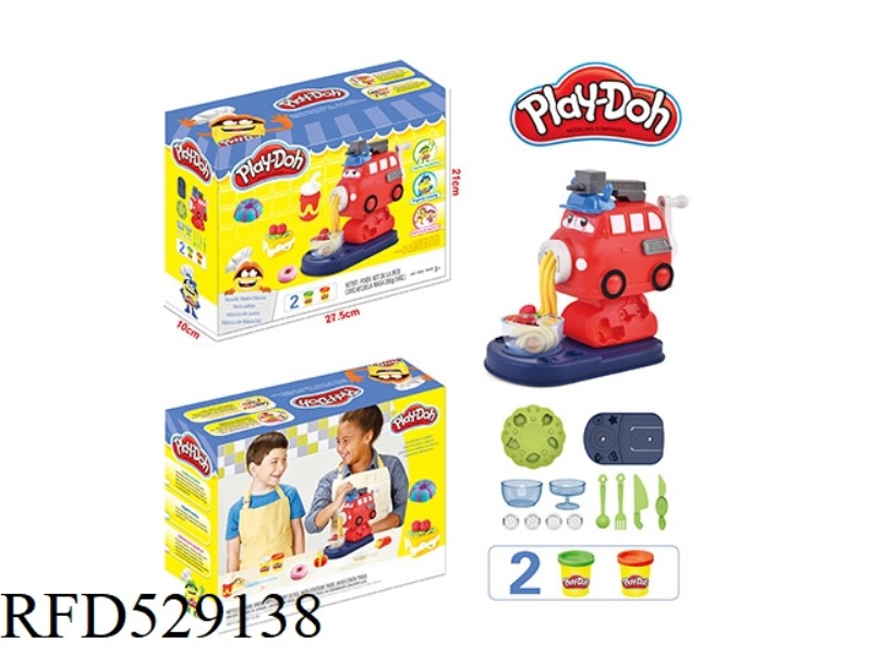 FIRE TRUCK COLOR CLAY SET