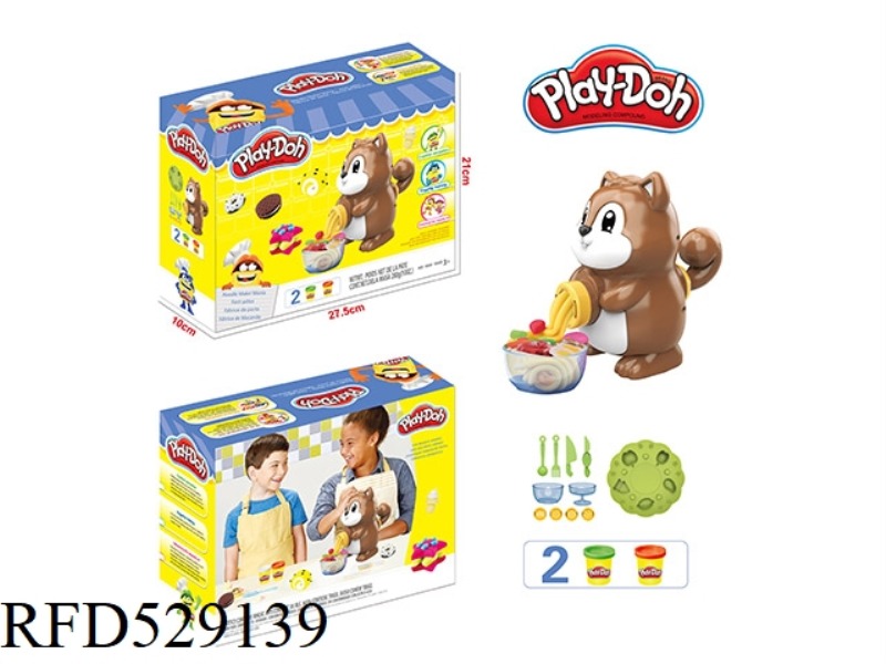 SQUIRREL COLOR CLAY SET
