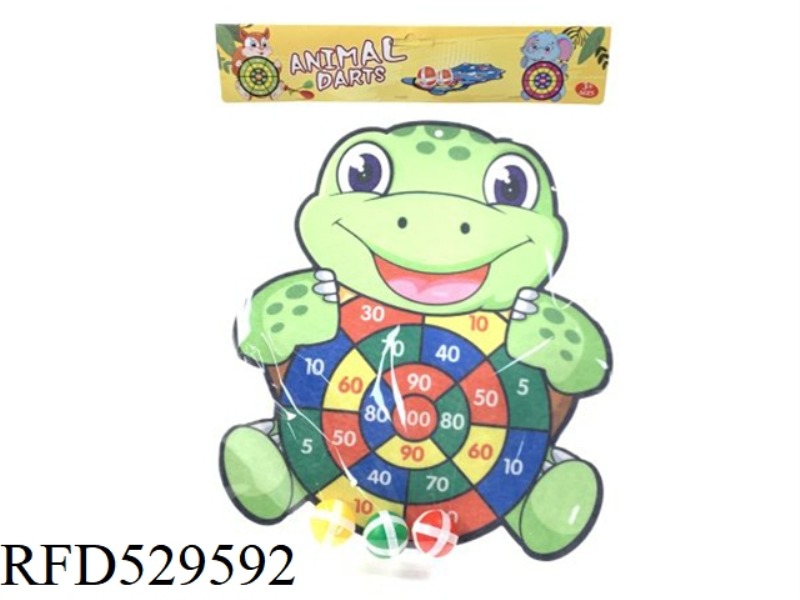 CARTOON ANIMAL CLOTH STICKS DART TARGETS
