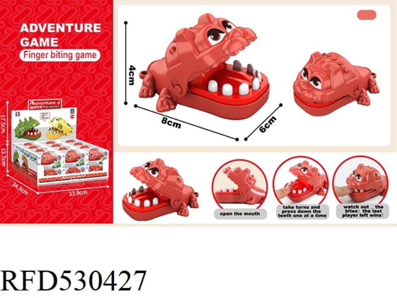 ENGLISH VERSION BITING HAND MINI LITTLE RED DOG 24PCS