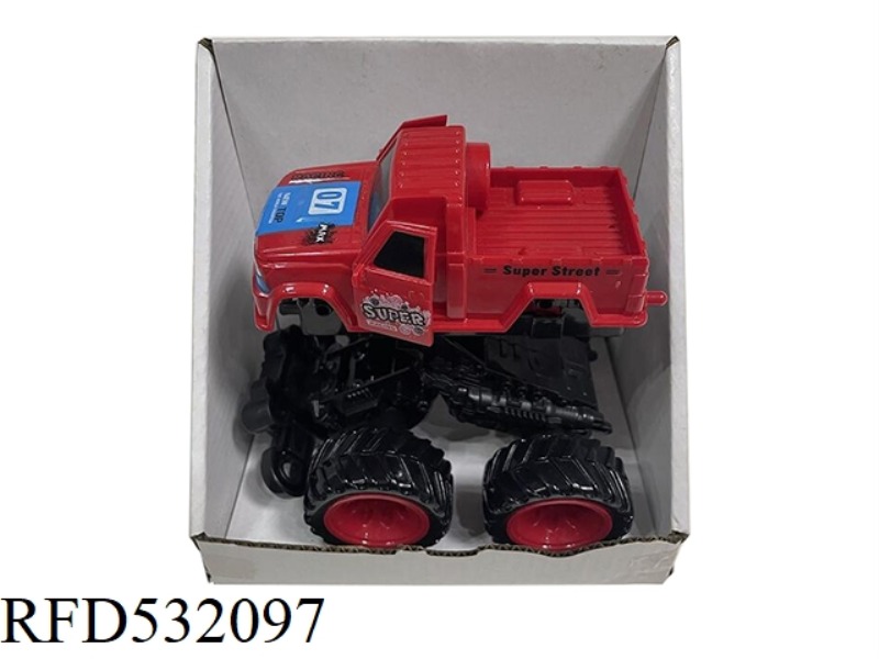 BOUNCING OPEN-DOOR SUV