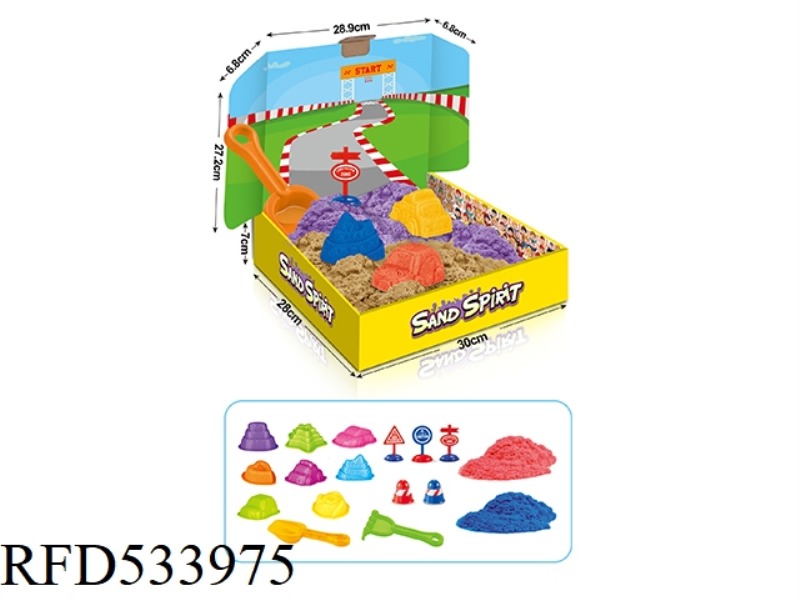 FAIRY SAND CAR THEME SET