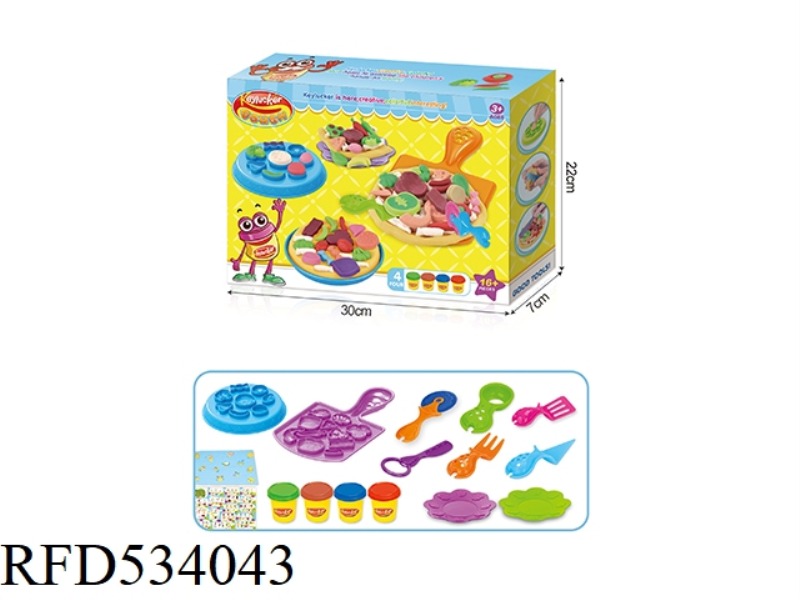COLOR CLAY PIZZA SET