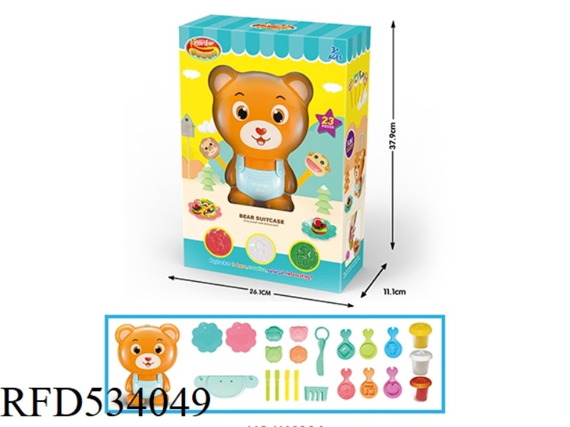COLORFUL MUD BEAR SET
