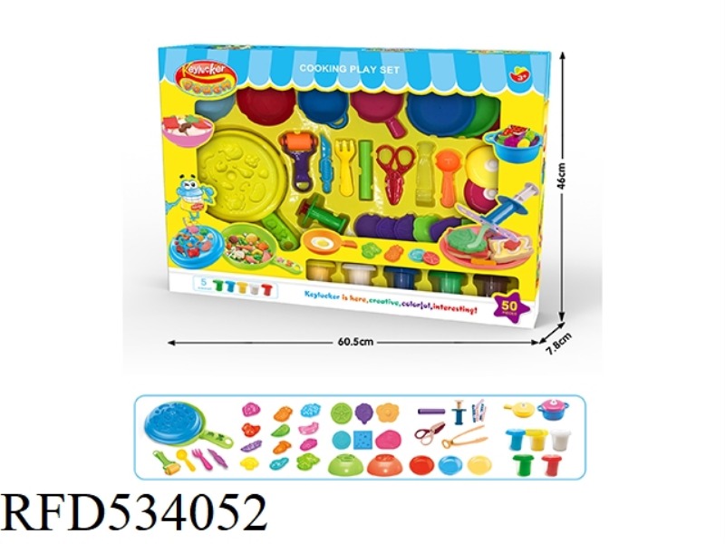 COLOR CLAY KITCHEN SET