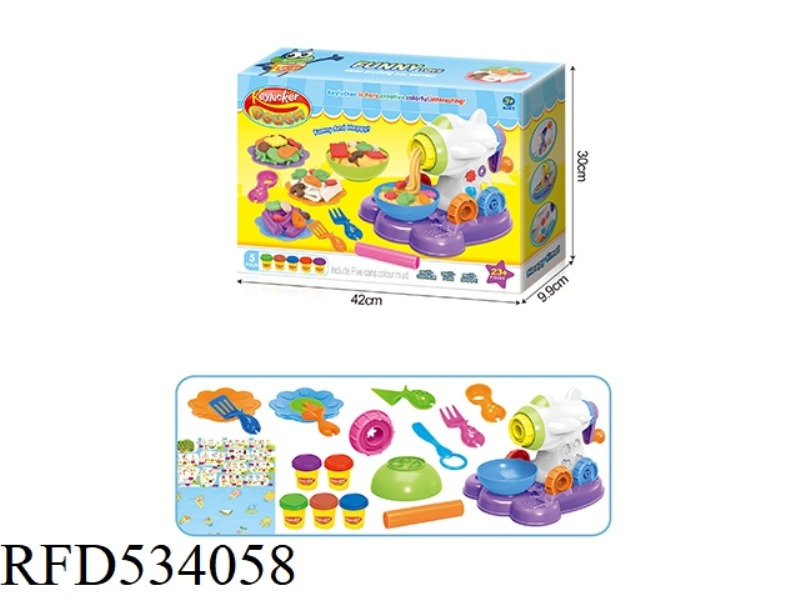 COLORED CLAY NOODLES