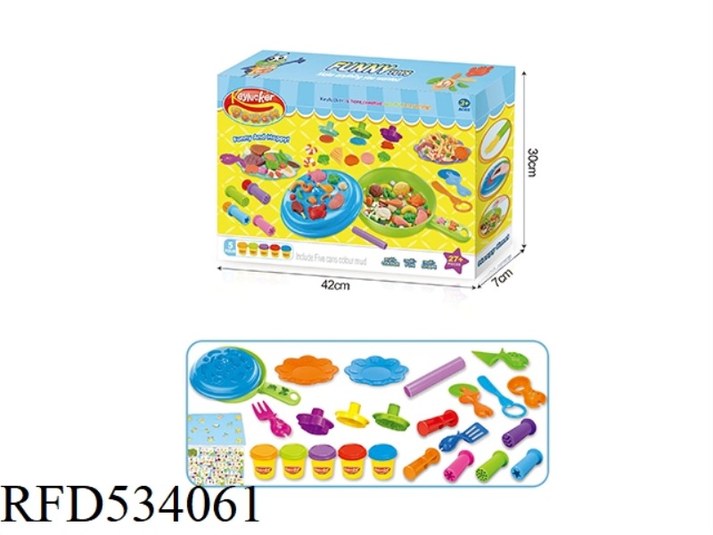 COLOR CLAY KITCHEN SET