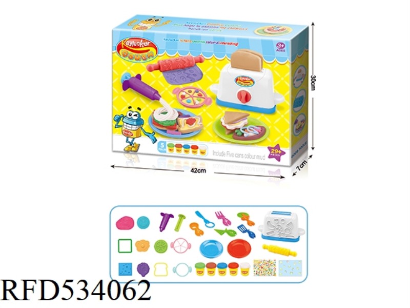 COLORED CLAY BREAD SET