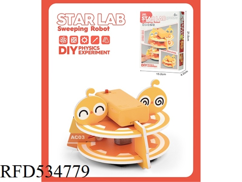 STAR DREAM SCIENCE EXPERIMENT SET - SWEEPING ROBOT