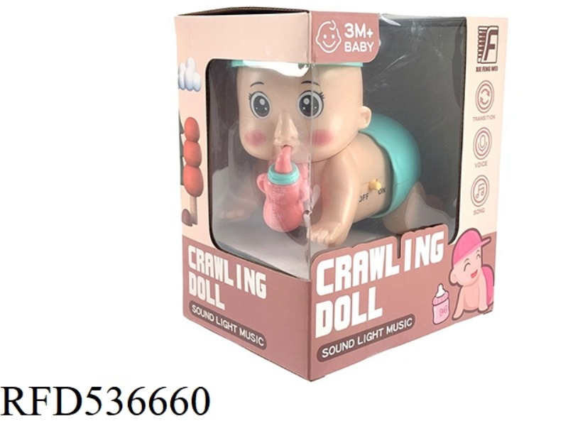 CLIMBING BABY (PINK BLUE)