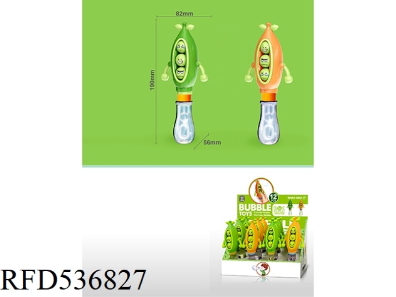 PEAS WITH VARIED EXPRESSIONS (12 / BOX)