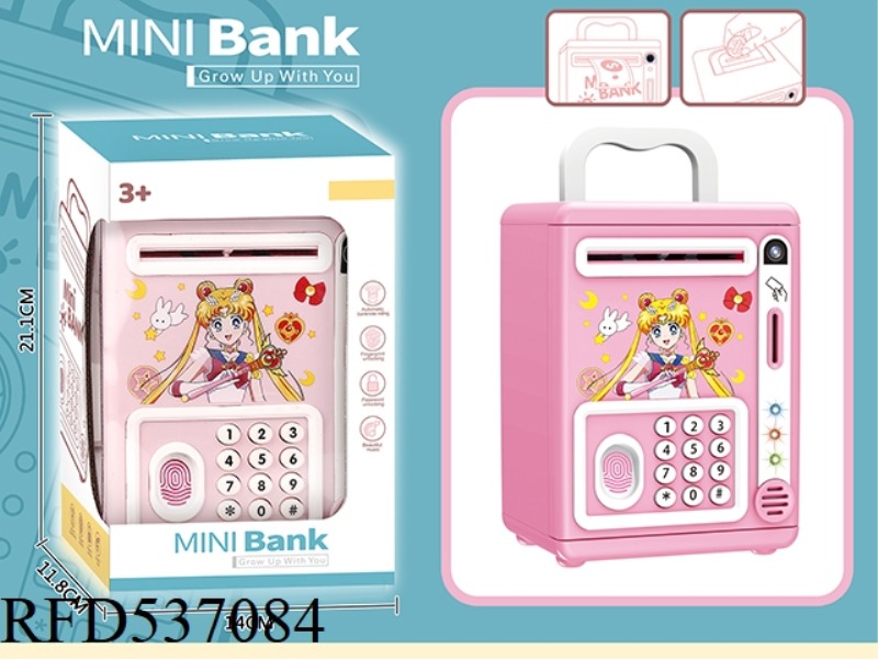 WATER ICE MOON (POWDER) PIGGY BANK
