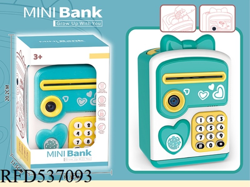 GREEN LOVE PIGGY BANK