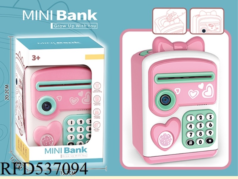PINK LOVE PIGGY BANK