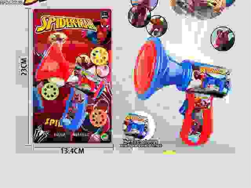 SPIDER-MAN HORN MUFFLER WITH 24 PROJECTION (ELECTRIC PACKAGE)