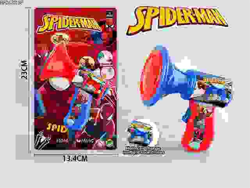 SPIDER-MAN HORN MUFFLER WITH LIGHT (ELECTRICITY PACKAGE)
