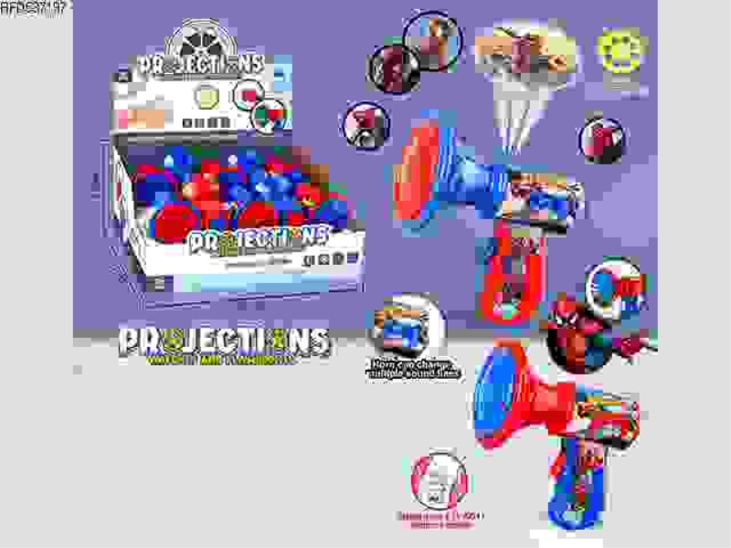 SPIDER-MAN HORN MUFFLER WITH 8 PROJECTION (ELECTRIC PACKAGE)