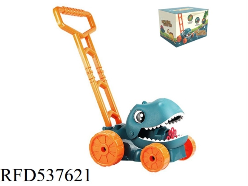 ELECTRIC DINOSAUR BUBBLE CART