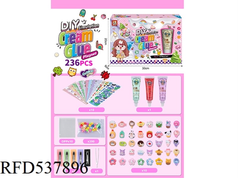 CREAM GLUE SET (236PCS)