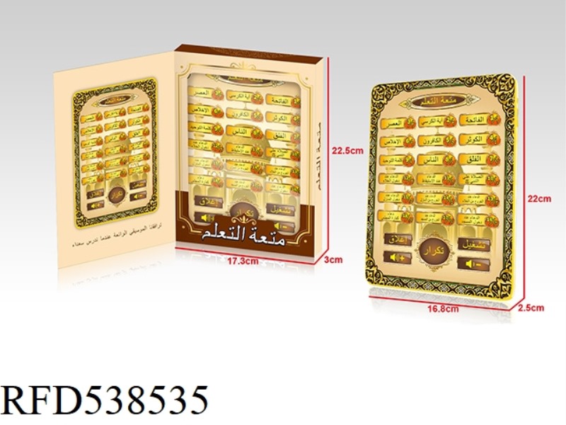 ARABIC 18 PARAGRAPH KORAN LEARNING MACHINE