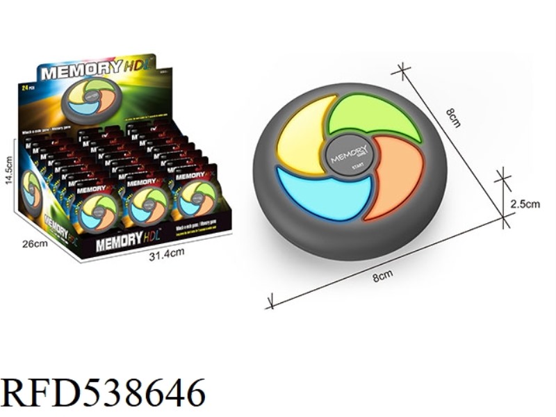 MEMORY GAME CONSOLE & WHACK-A-MOLE 24PCS